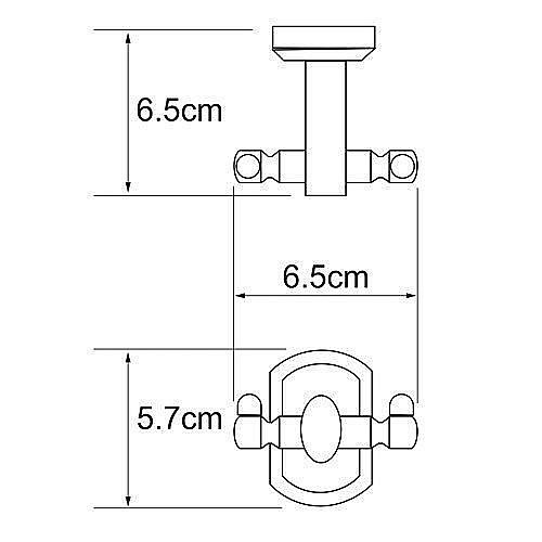 Крючок WasserKRAFT Oder K-3023D купить в интернет-магазине сантехники Sanbest
