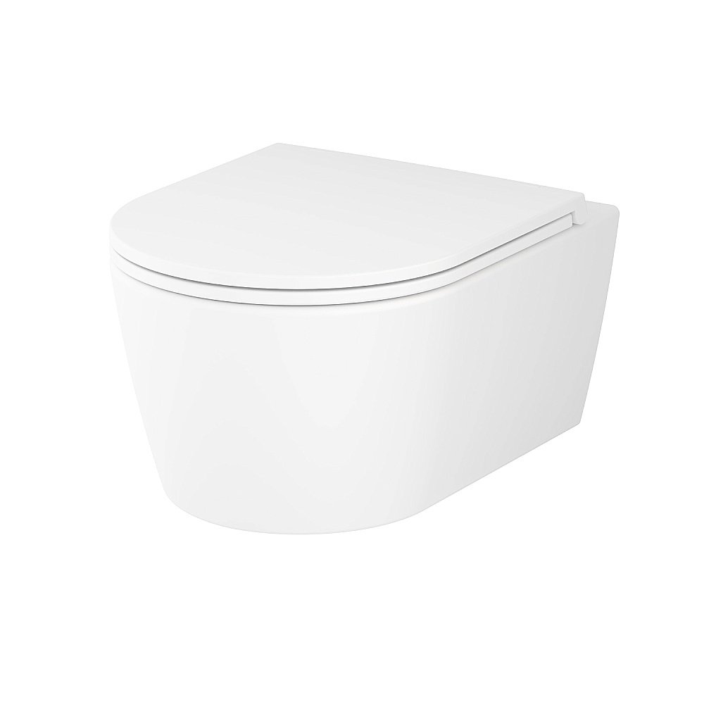 Унитаз подвесной AM.PM Func C8F1700MWSC белый матовый, безободковый купить в интернет-магазине Sanbest