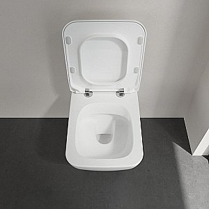 Унитаз Villeroy&Boch Venticello 4611RS01 безободковый, с крышкой микролифт купить в интернет-магазине Sanbest