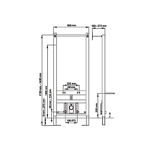 Инсталляция для биде BERGES ATOM 049216 купить в интернет-магазине сантехники Sanbest
