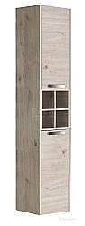Шкаф - колонна Roca Lago 857297444 светлый дуб для ванной в интернет-магазине сантехники Sanbest