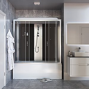 Душевой бокс Taliente TA-17075G 170х75 стекло тонированное купить в интернет-магазине Sanbest