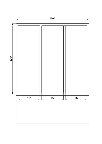 Шторка для ванны BAS ШТ00066 150 купить в интернет-магазине Sanbest