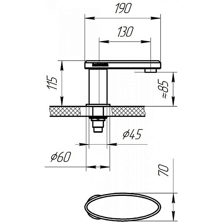 Излив Радомир Лорен 1-28-2-0-0-664 купить в интернет-магазине сантехники Sanbest