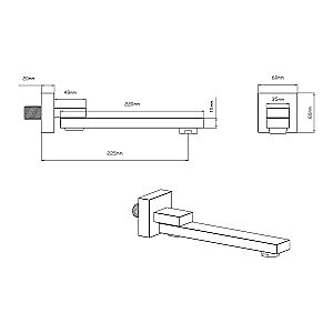 Душевая система Vincea VSFW-4311GM вороненая сталь купить в интернет-магазине сантехники Sanbest