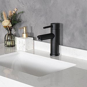 Смеситель для раковины Gid Berlin SS080-BM-K черный матовый купить в интернет-магазине сантехники Sanbest