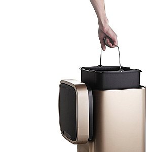 Ведро для мусора WeltWasser RONE CG 9L золото купить в интернет-магазине сантехники Sanbest