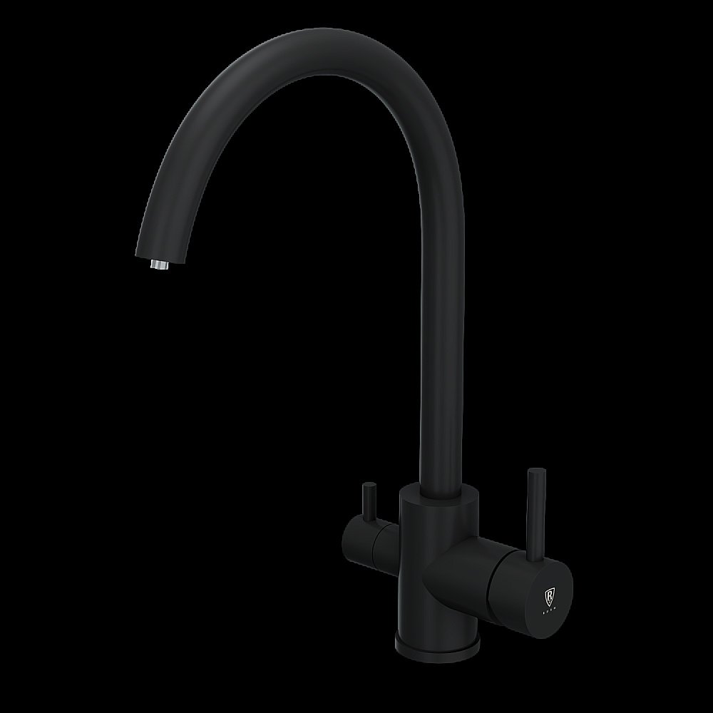 Смеситель для кухни Rush SUS9035-37Black черный матовый купить в интернет-магазине сантехники Sanbest
