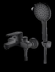 Смеситель для ванны D&K Bayern.Furth DA1523205 черный матовый купить в интернет-магазине сантехники Sanbest