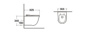Унитаз с инсталляцией Aquatek Классик SET AQUATEK КЛАССИК белый, с крышкой микролифт, безободковый купить в интернет-магазине Sanbest