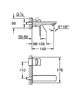 Смеситель для раковины Grohe Lineare New 19409001 купить в интернет-магазине сантехники Sanbest
