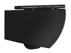 Унитаз подвесной Isvea Infinity 10NF02001SV-2N черный матовый, безободковый купить в интернет-магазине Sanbest