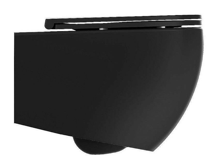Унитаз подвесной Isvea Infinity 10NF02001SV-2N черный матовый, безободковый купить в интернет-магазине Sanbest