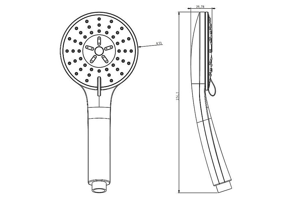 Душевая лейка Koller Pool SH0531 купить в интернет-магазине сантехники Sanbest