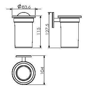 Стакан Langberger Molveno 30811A купить в интернет-магазине сантехники Sanbest