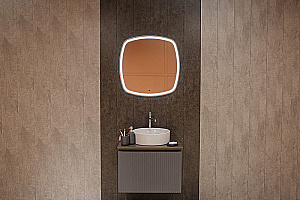 Зеркало Azario Barca 70х70 LED-00002973 в ванную от интернет-магазине сантехники Sanbest