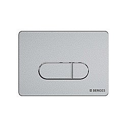 Кнопка для инсталляции BERGES NOVUM D2 040032 матовый хром купить в интернет-магазине сантехники Sanbest