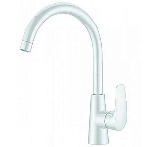 Смеситель для кухни Elghansa MONICA WHITE 56B1219-White купить в интернет-магазине сантехники Sanbest