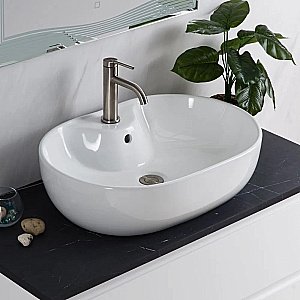 Раковина накладная Belbagno 60 BB1151 белая купить в интернет-магазине Sanbest