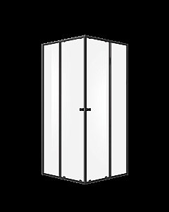 Душевой уголок Alex Baitler 100х100 RIO14100B1 стекло прозрачное/профиль черный матовый купить в интернет-магазине Sanbest