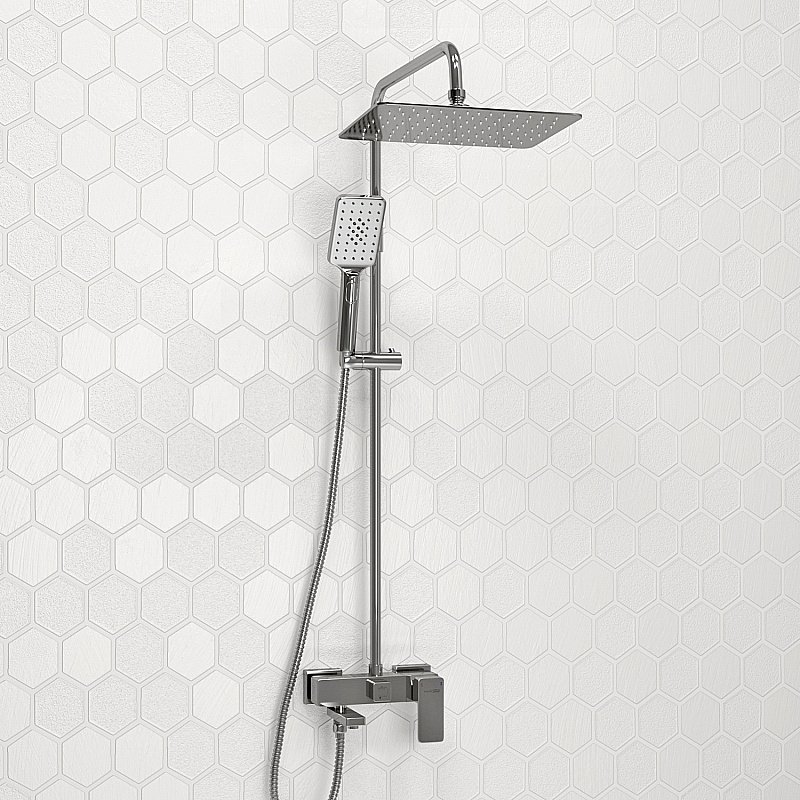 Душевая система WasserKraft A177.069.126.010.CH хром купить в интернет-магазине сантехники Sanbest