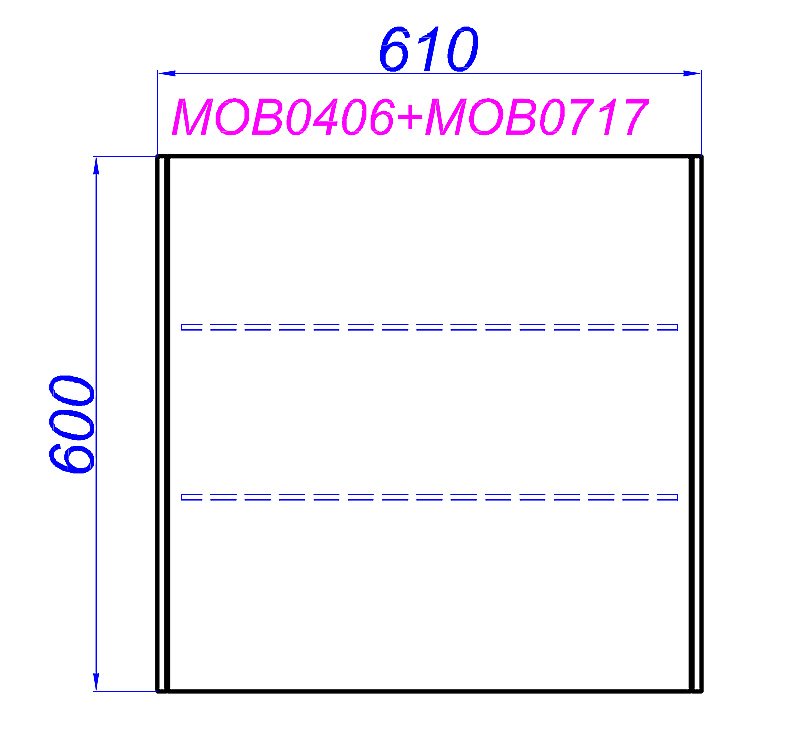 Зеркальный шкаф Aqwella Mobi 61 бетон светлый купить в интернет-магазине сантехники Sanbest