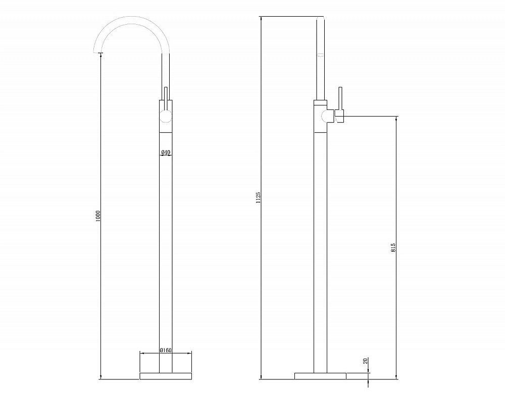 Смеситель для раковины Abber WASSER KREIS AF8141RG розовое золото купить в интернет-магазине сантехники Sanbest