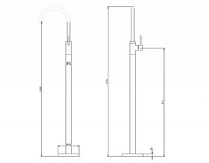 Смеситель для раковины Abber WASSER KREIS AF8141RG розовое золото купить в интернет-магазине сантехники Sanbest