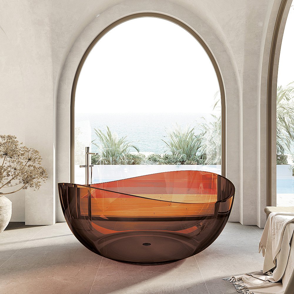 Ванна ABBER Kristall 150х150 AT9705Onyx черная купить в интернет-магазине Sanbest