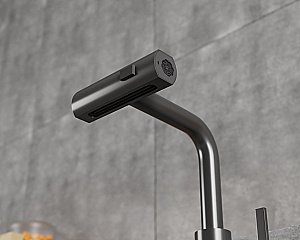 Смеситель для кухни Rush Tinos TI3732-18Grey графит купить в интернет-магазине сантехники Sanbest