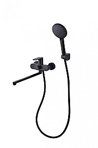 Смеситель для ванны D&K Bayern.Furth DA1523305 черный матовый купить в интернет-магазине сантехники Sanbest