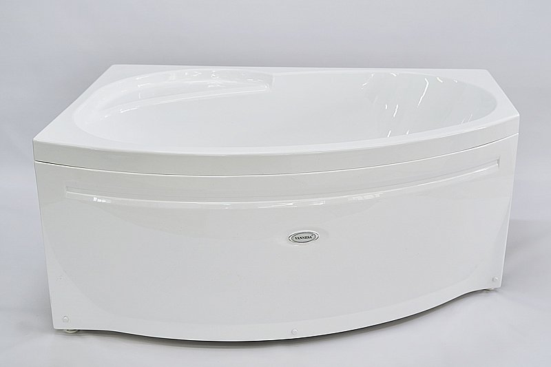 Ванна с гидромассажем Радомир Монти 150х105 РЕЛАКС ХРОМ белая купить в интернет-магазине Sanbest