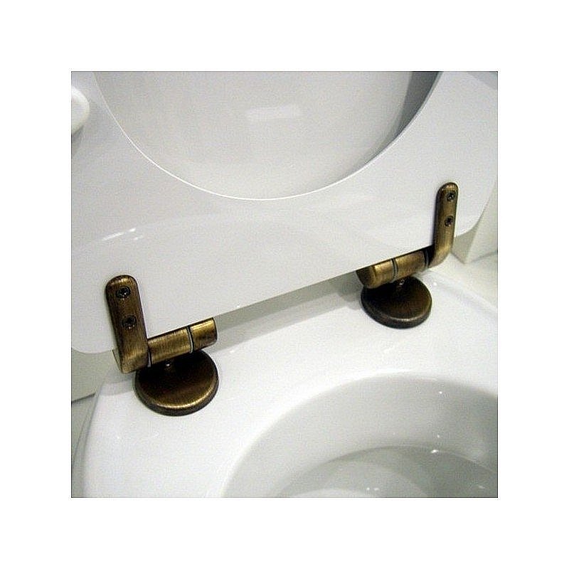 Унитаз напольный Kerasan Retro 1013 с бачком 1081 Белый/кнопка бронза купить в интернет-магазине Sanbest