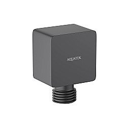 Подключение для шланга Aquatek AQ2459MB черный матовый купить в интернет-магазине сантехники Sanbest