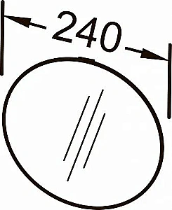 Зеркало косметическое Jacob Delafon Sherwood EB1846RU-NF увеличительное купить в интернет-магазине сантехники Sanbest
