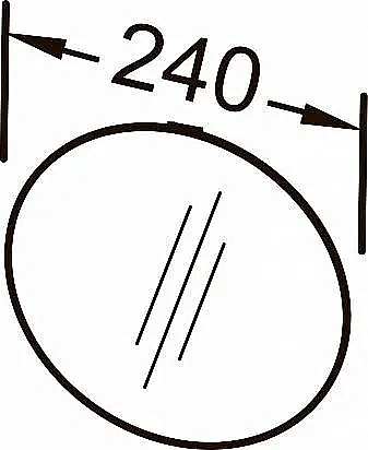 Зеркало косметическое Jacob Delafon Sherwood EB1846RU-NF увеличительное купить в интернет-магазине сантехники Sanbest