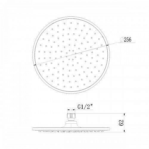 Верхний душ Lemark LM8132C купить в интернет-магазине сантехники Sanbest