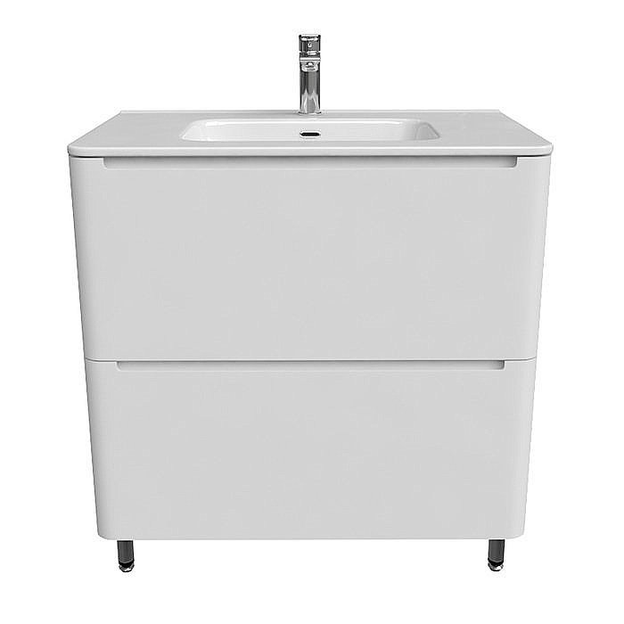 Тумба с раковиной Iddis Edifice EDI80WFi95K 80 белая для ванной в интернет-магазине Sanbest