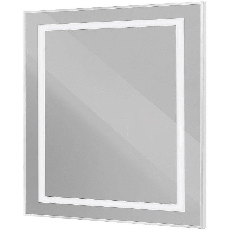 Зеркало BelBagno Kraft SPC-KRAFT-900-800-SENS-AL сатин в ванную от интернет-магазине сантехники Sanbest