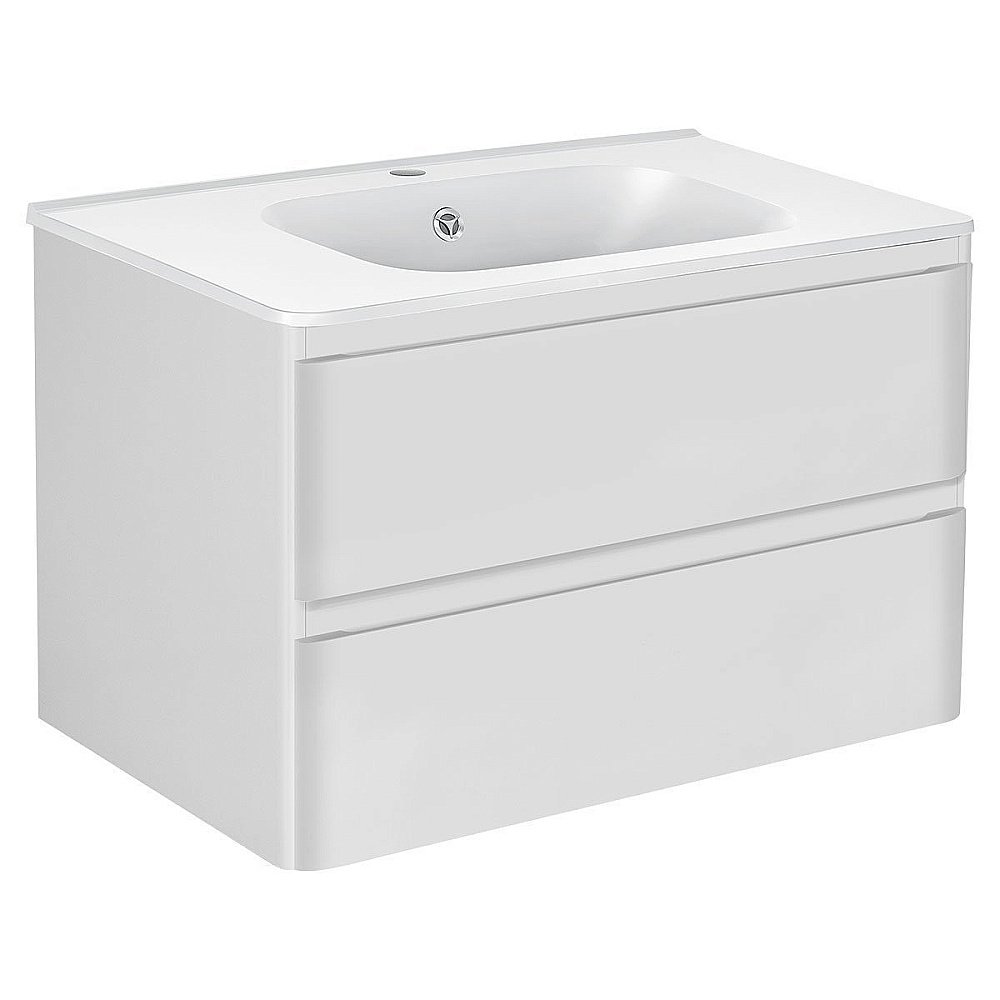 Тумба с раковиной Vincea Vico 80 белый для ванной в интернет-магазине Sanbest