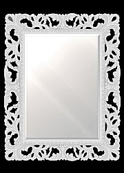 Зеркало Misty Аврора 75x97 белый в ванную от интернет-магазине сантехники Sanbest