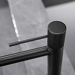 Смеситель для раковины Vincea Desire VBF-1D1MB черный купить в интернет-магазине сантехники Sanbest