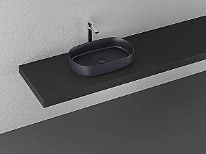 Раковина ISVEA Infinity 55 10NF65055SV-2C антрацит матовый купить в интернет-магазине Sanbest