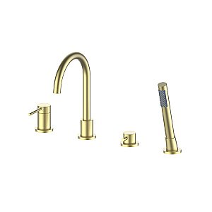 Смеитель для ванны Oliveeka Y OL-669017-BG золото матовое купить в интернет-магазине сантехники Sanbest