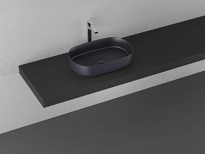 Раковина ISVEA Infinity 55 10NF65055SV-2C антрацит матовый купить в интернет-магазине Sanbest