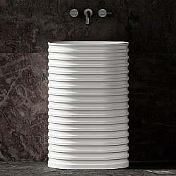 Раковина Abber Stein AS2550 белая матовая купить в интернет-магазине Sanbest