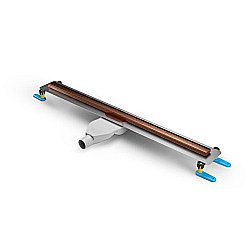 Душевой трап New Trendy 80 OL-0098 брашированная медь купить в интернет-магазине Sanbest