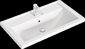 Раковина Aqwella Foster 80 белая купить в интернет-магазине сантехники Sanbest