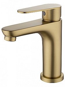Смеситель для раковины WONZON & WOGHAND ALFA WW-A40202-BG золото брашированное купить в интернет-магазине сантехники Sanbest