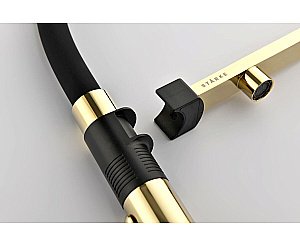 Смеситель для кухни Paulmark Gravity Gr213888-G золото купить в интернет-магазине сантехники Sanbest